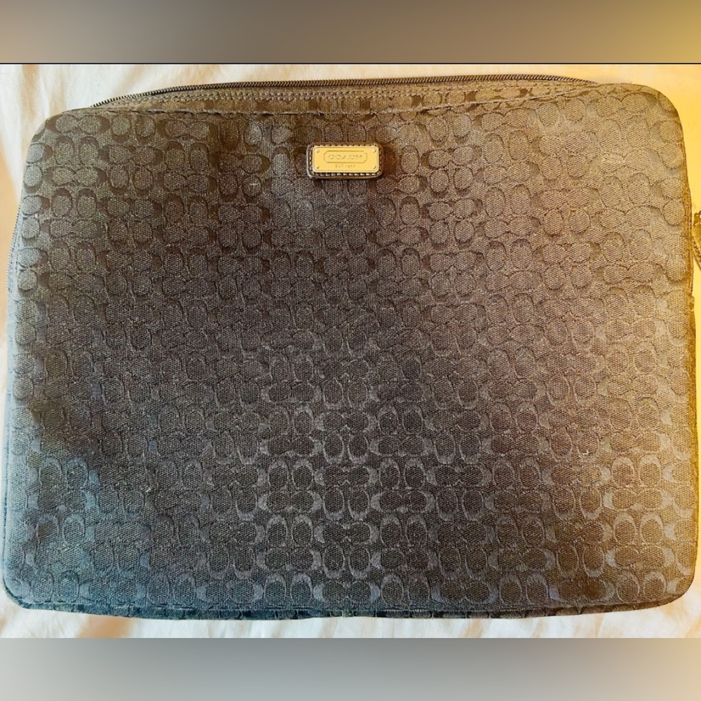 Coach laptop or tablet bag